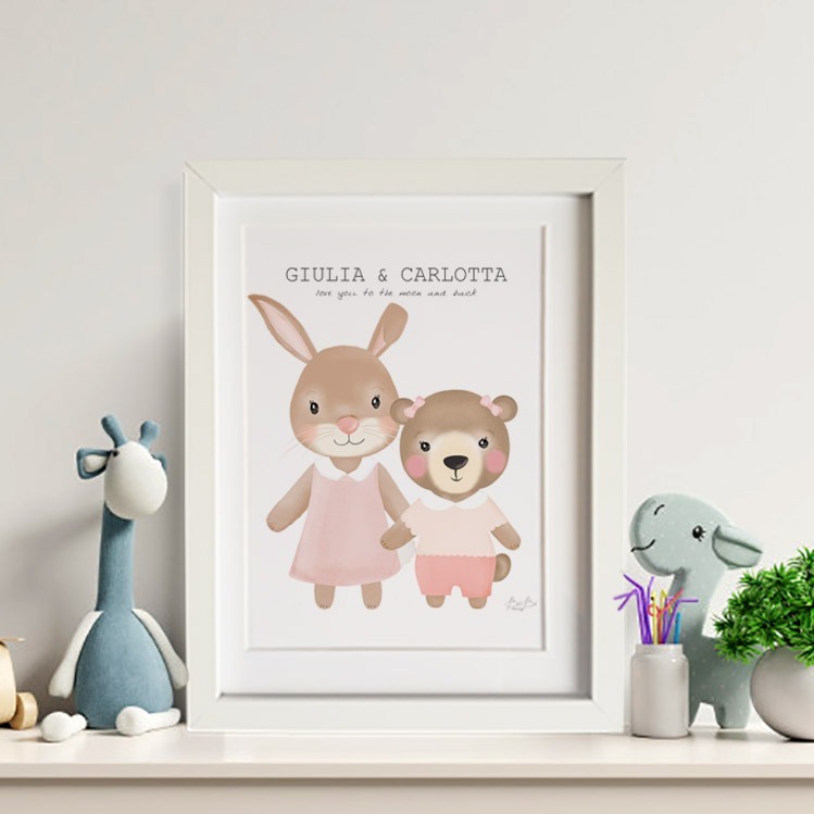 Quadretto Bibibaby Fratelli e Sorelle - immagine 7