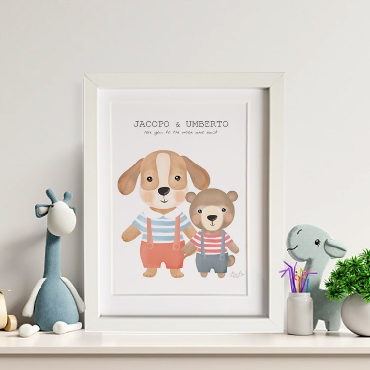 Quadretto Bibibaby Fratelli e Sorelle - immagine 2
