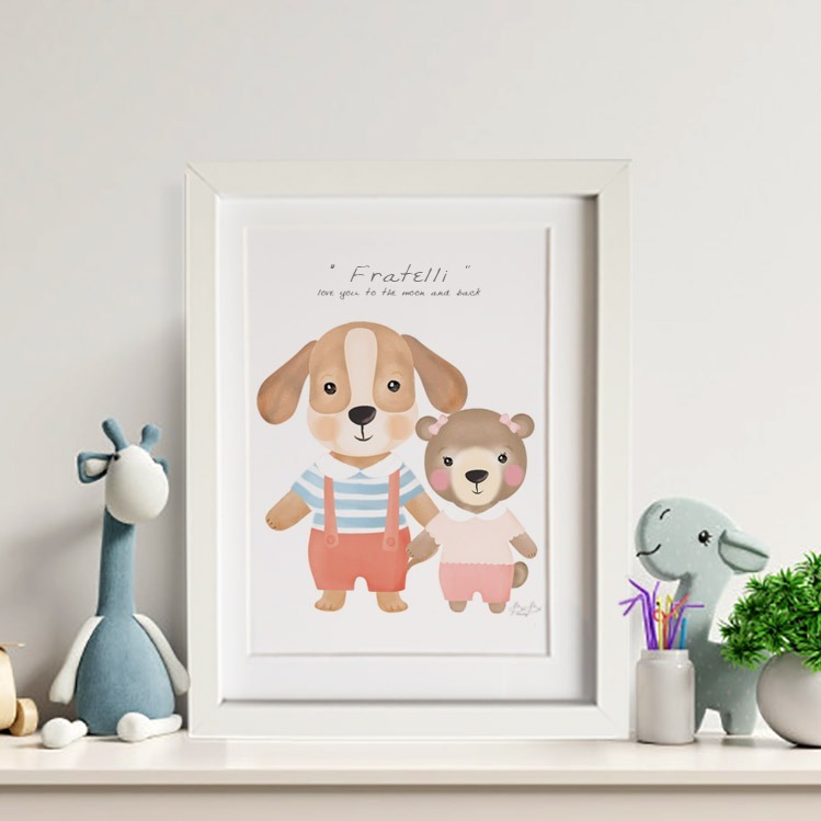Quadretto Bibibaby Fratelli e Sorelle - immagine 5
