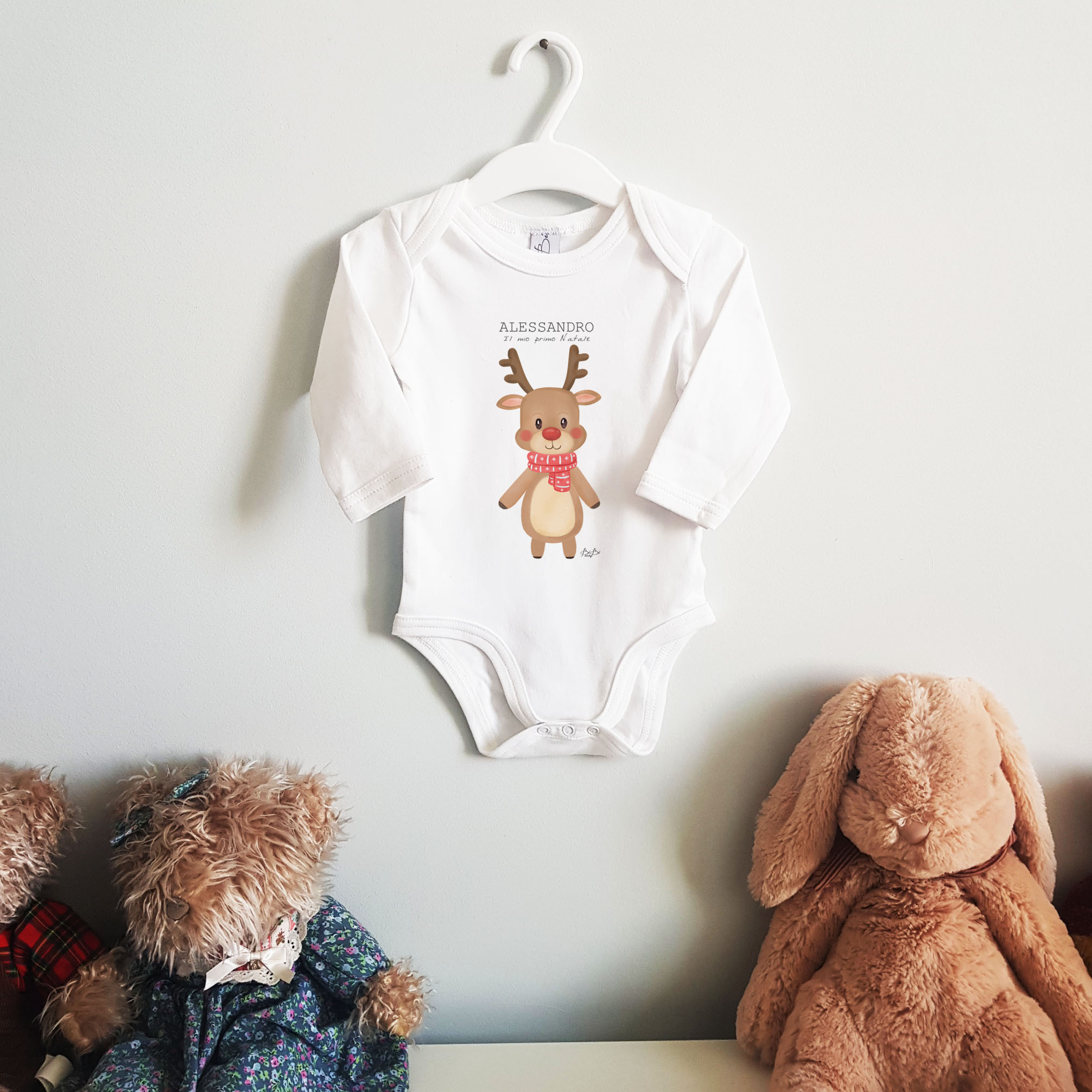 Body Bibibaby Natale manica lunga - immagine 2