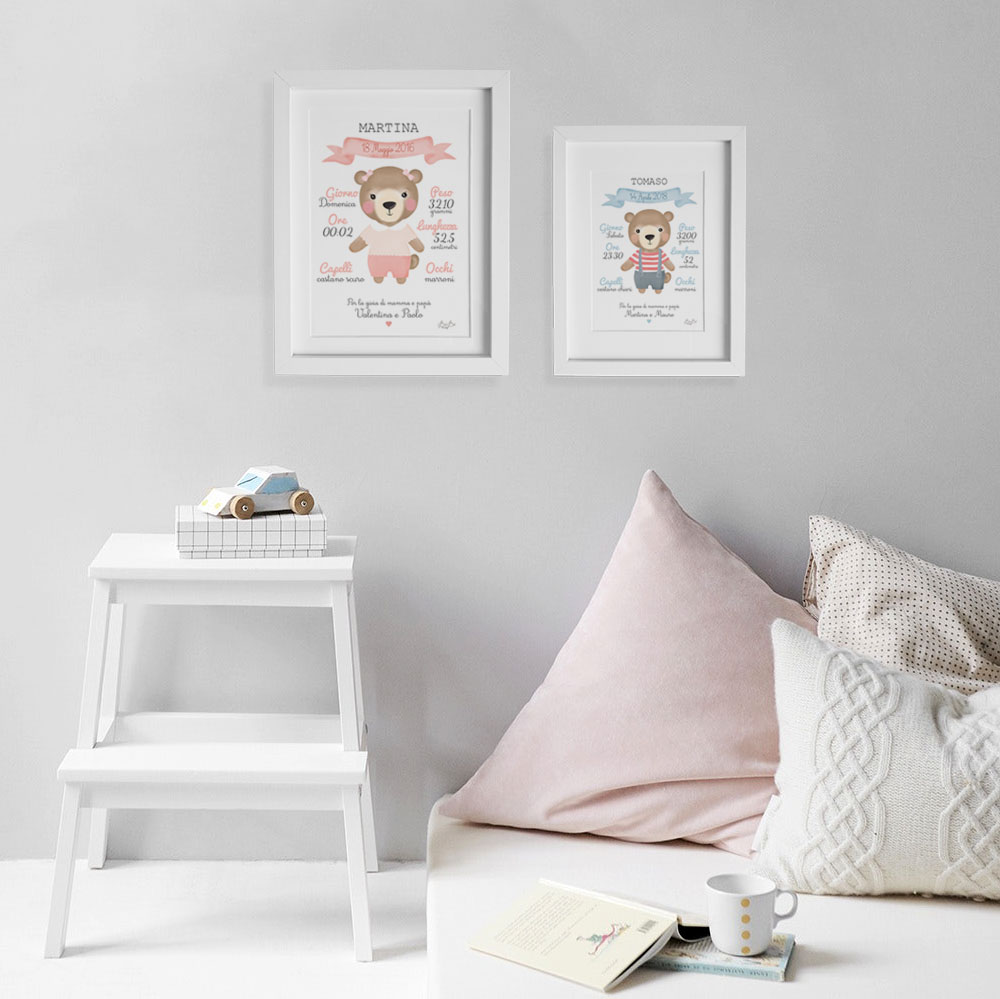 Quadretto Bibibaby Nascita Bimbo - immagine 2