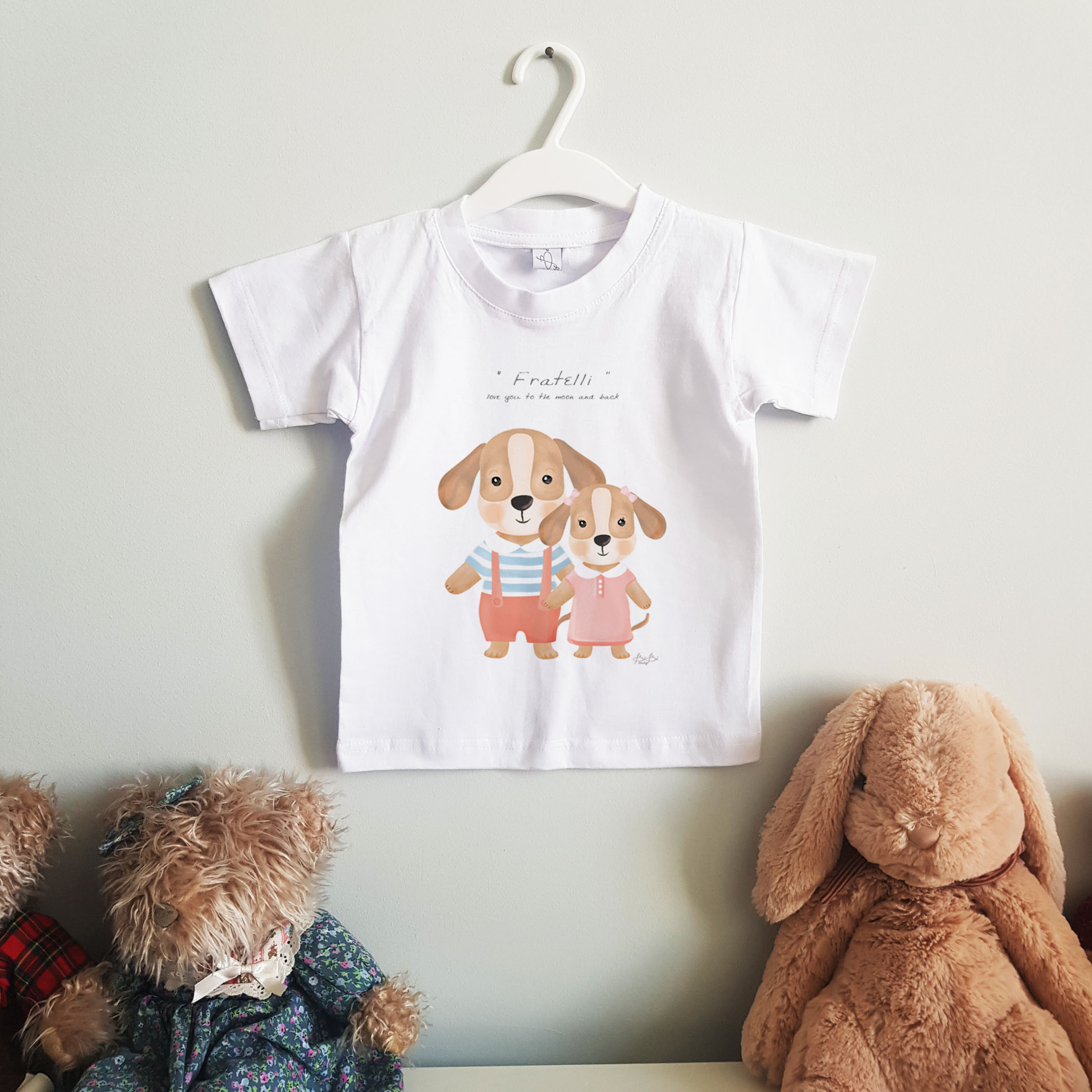 T-shirt Bibibaby Fratelli e Sorelle - immagine 2