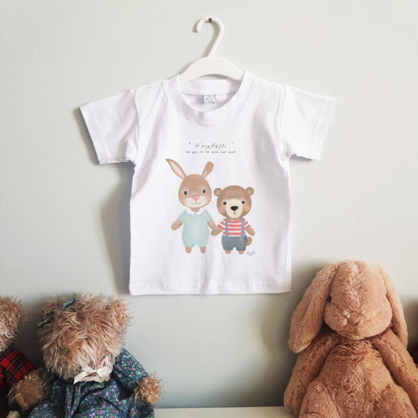 T-shirt Bibibaby Fratelli e Sorelle