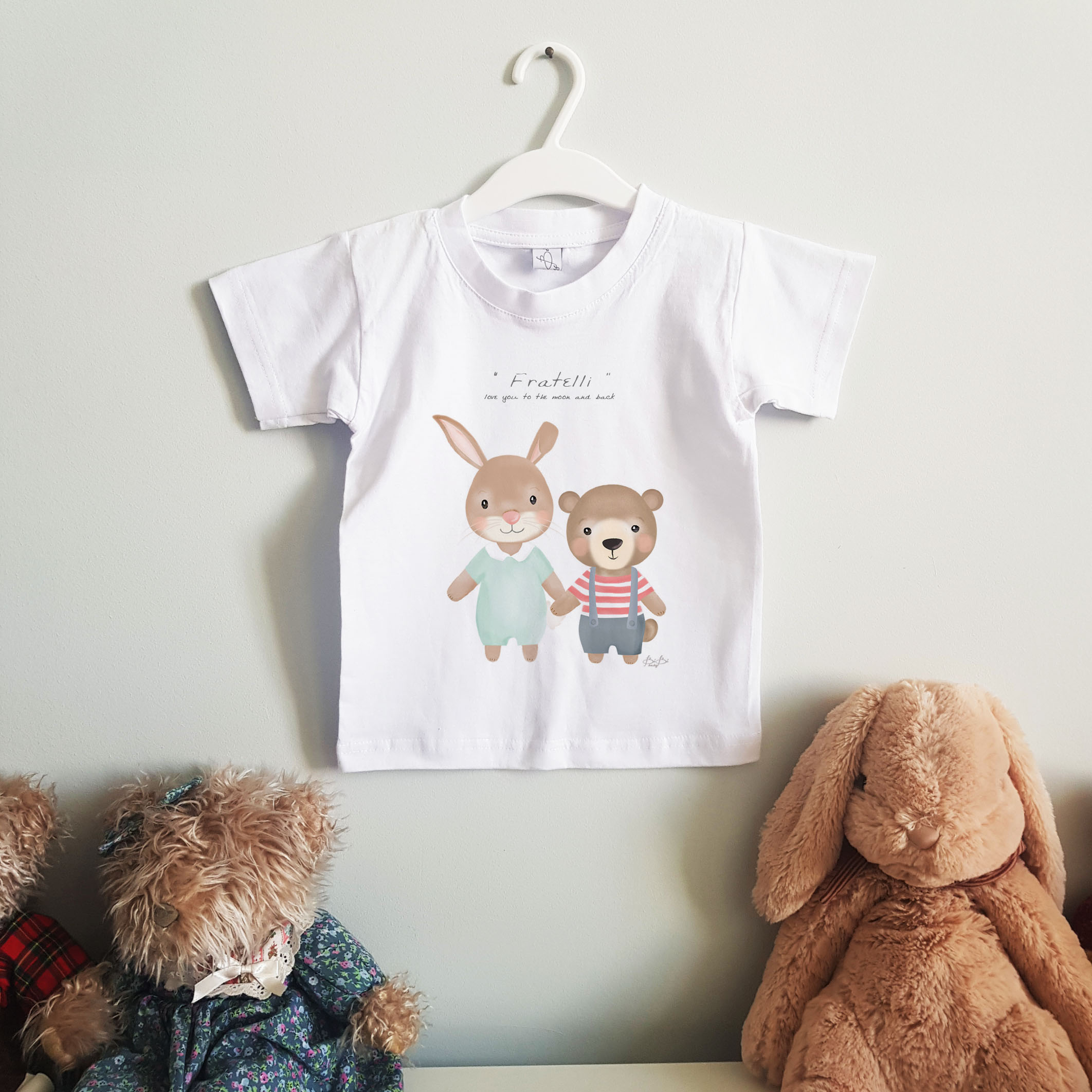 T-shirt Bibibaby Fratelli e Sorelle