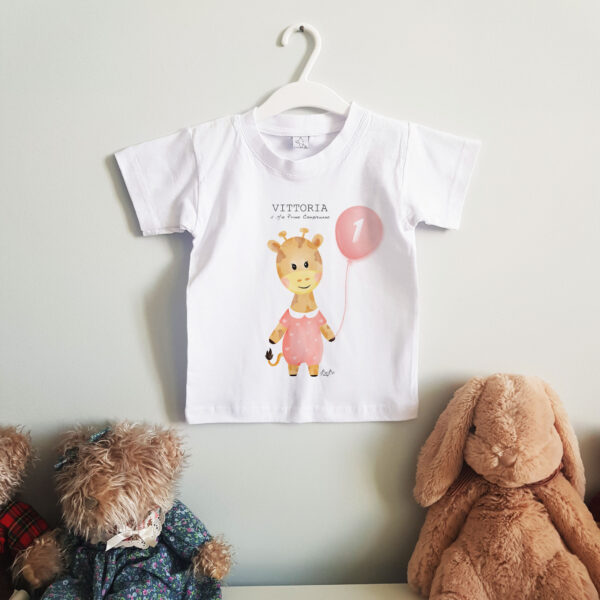 T-shirt Bibibaby Compleanno