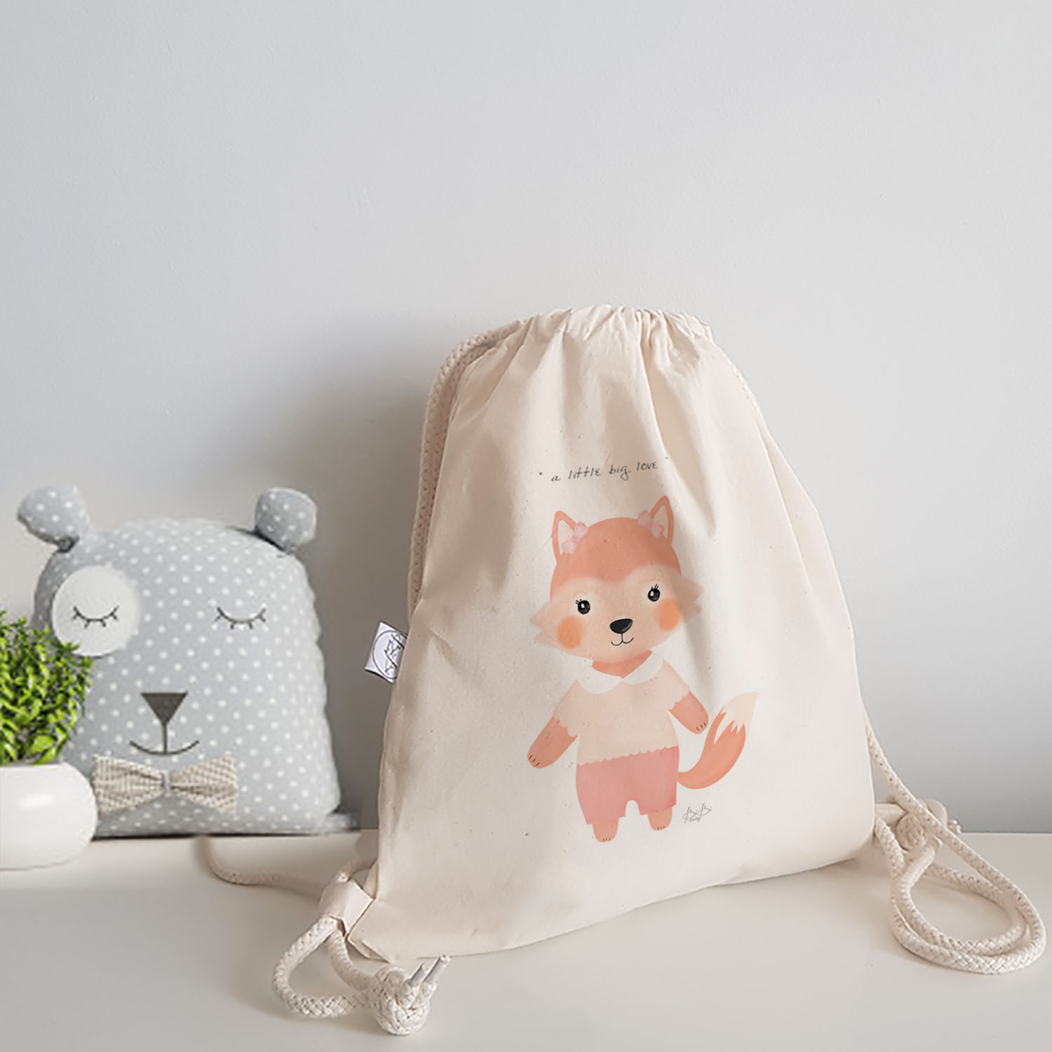 Zainetto a sacchetto Bibibaby Animaletto - immagine 7