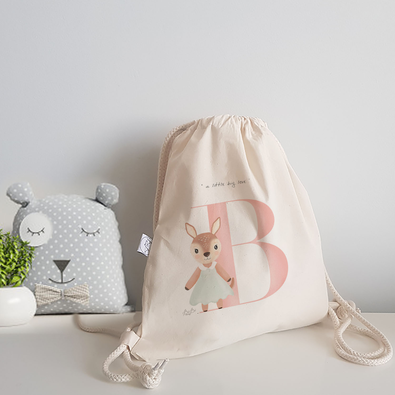 Zainetto a sacchetto Bibibaby Animaletto - immagine 2