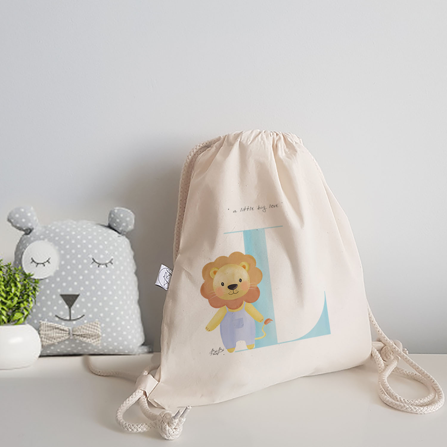 Zainetto a sacchetto Bibibaby Animaletto - immagine 3