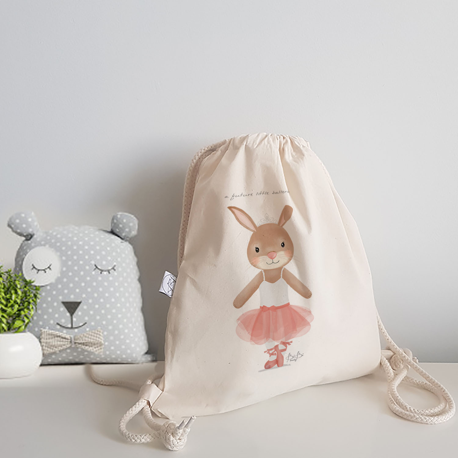 Zainetto a sacchetto Bibibaby Animaletto - immagine 10