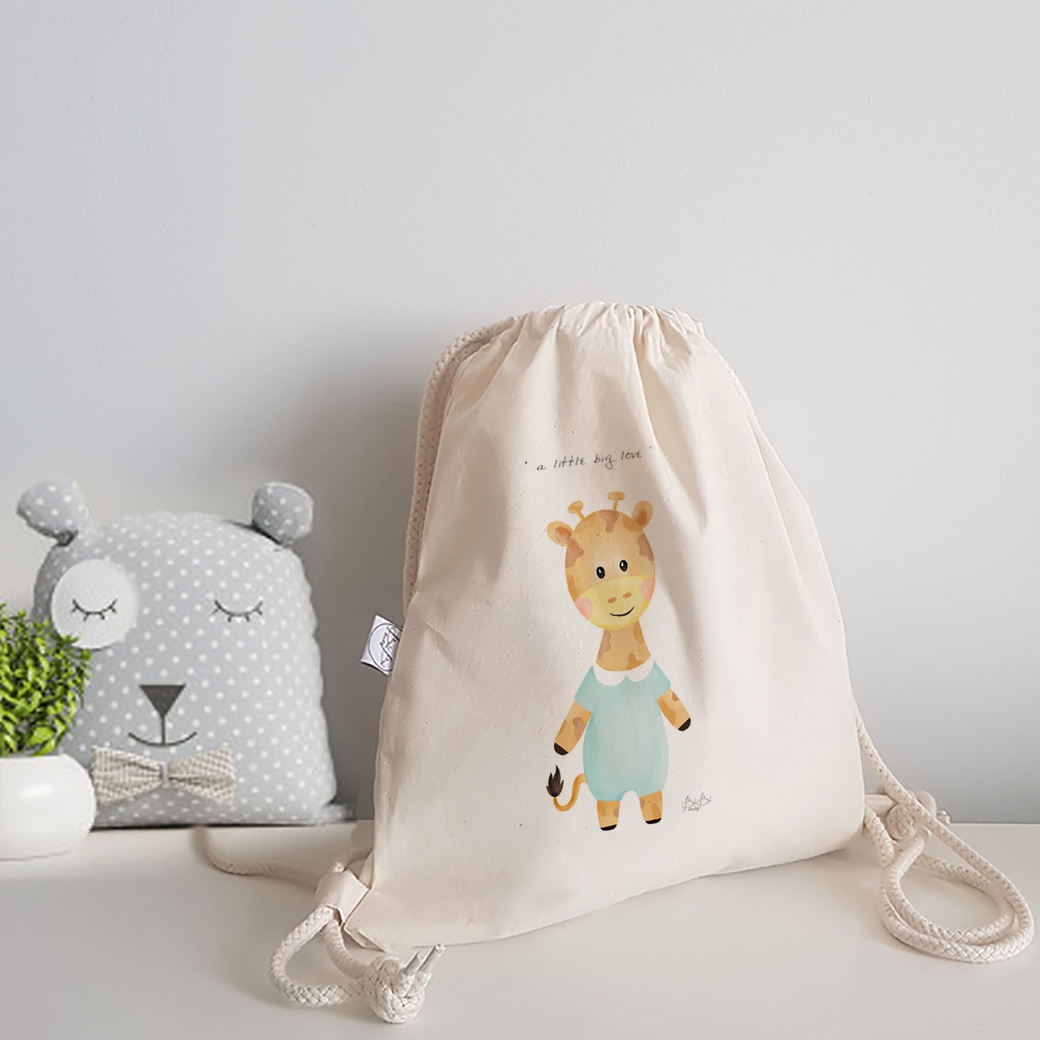 Zainetto a sacchetto Bibibaby Animaletto - immagine 8