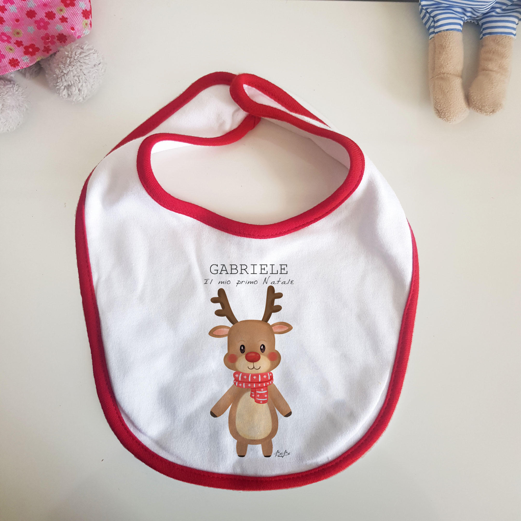 Bavaglino Bibibaby Natale - immagine 2