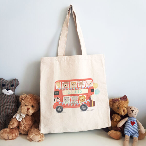 Borsa Shopper Bibibaby London Bus