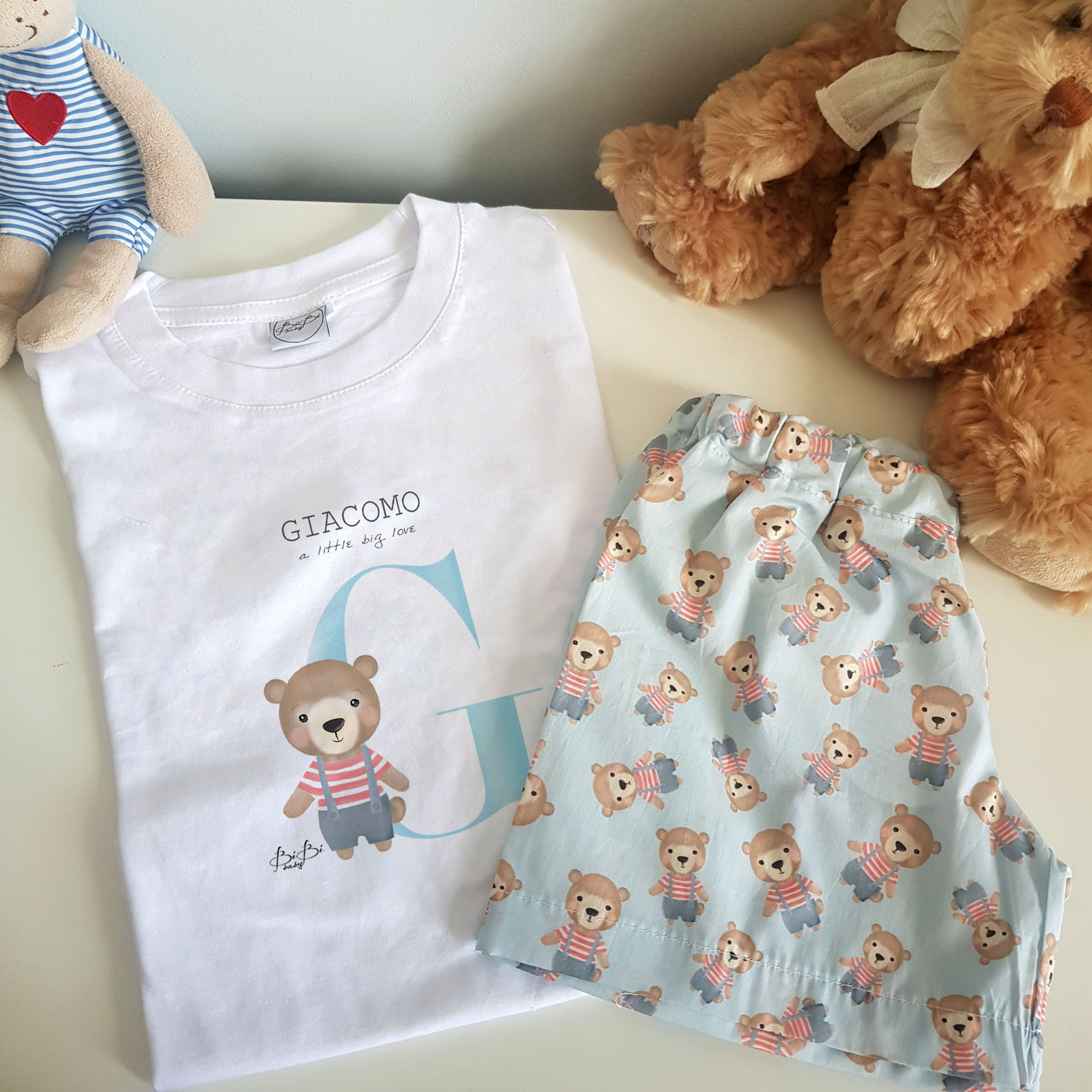 Pigiama Corto Bimbo e Bimba - immagine 8