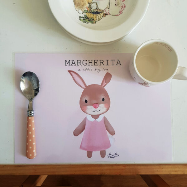 TOVAGLIETTA PERSONALIZZATA CON NOME ANIMALETTO COLORE E NATALE