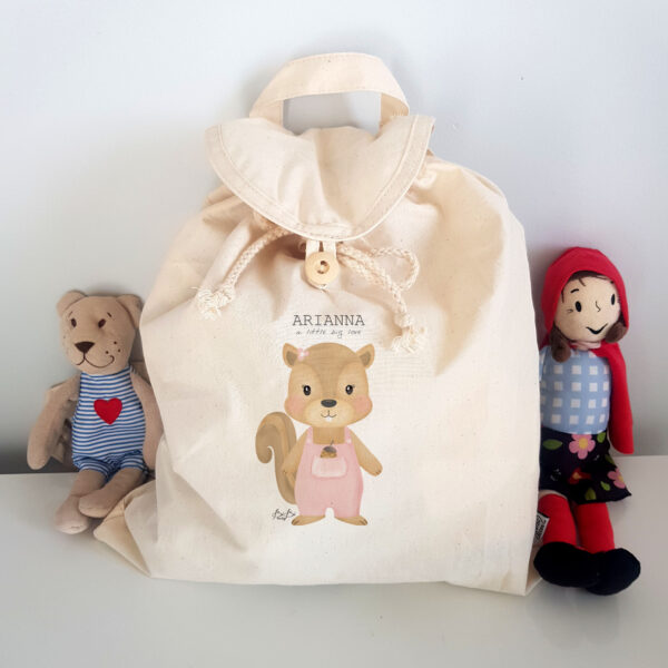 Zainetto Cotone Leggero Bibibaby Animaletto