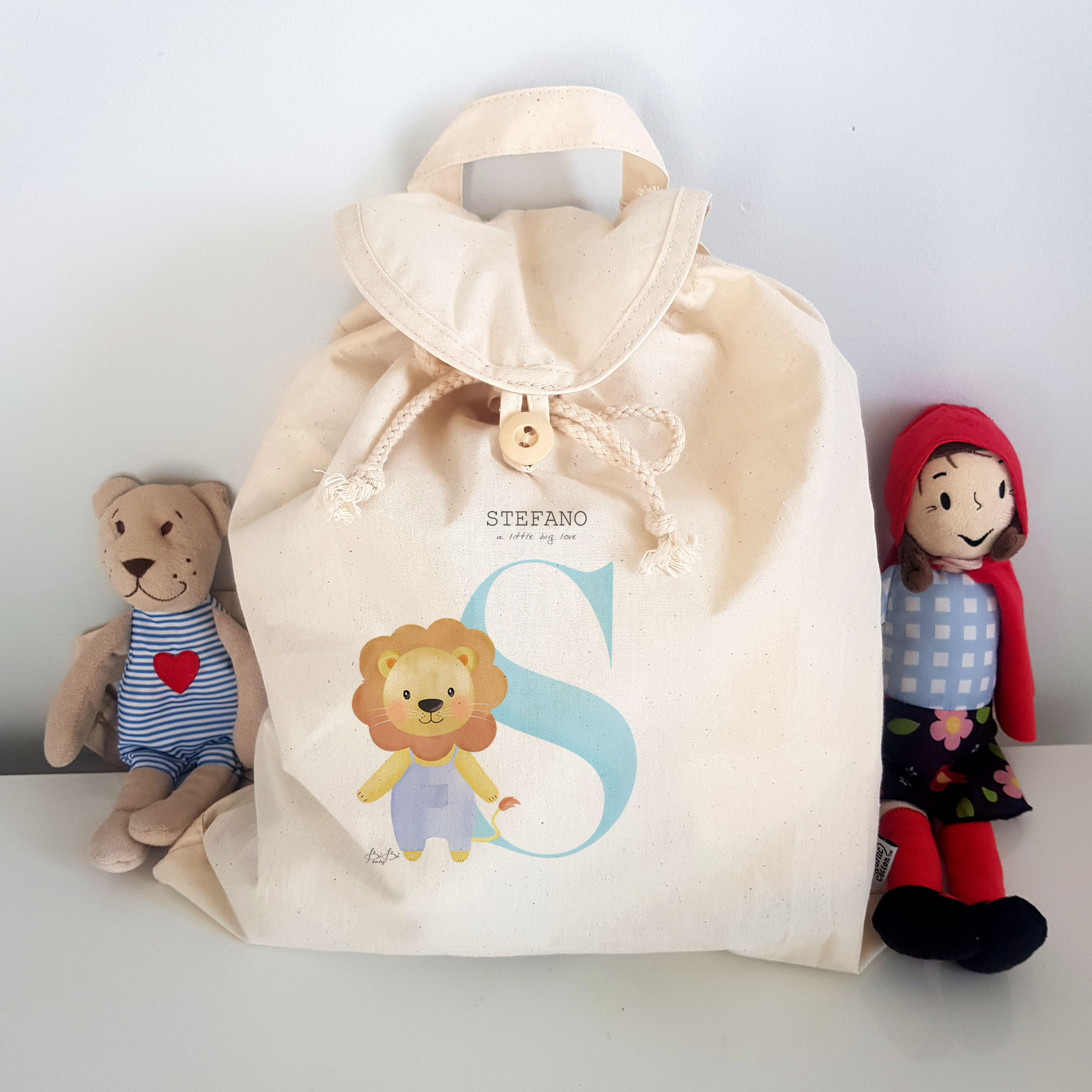 Zainetto Cotone Leggero Bibibaby Animaletto - immagine 6