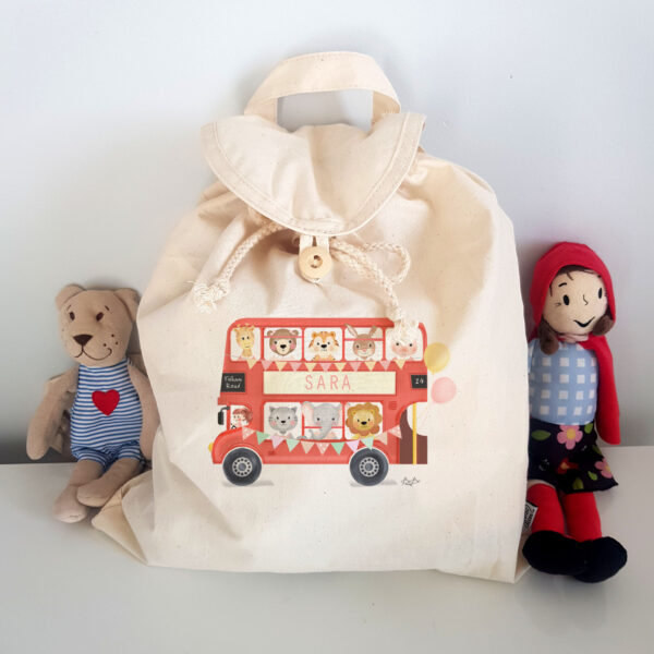 Zainetto Cotone Leggero Bibibaby London Bus