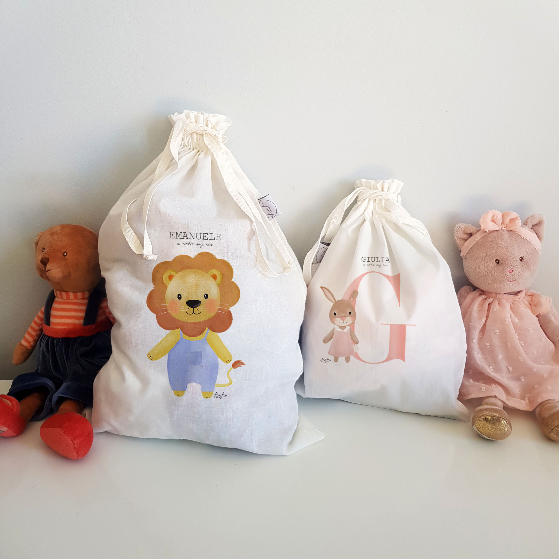 Sacchetto Cotone Soft Bibibaby Animaletto - immagine 2