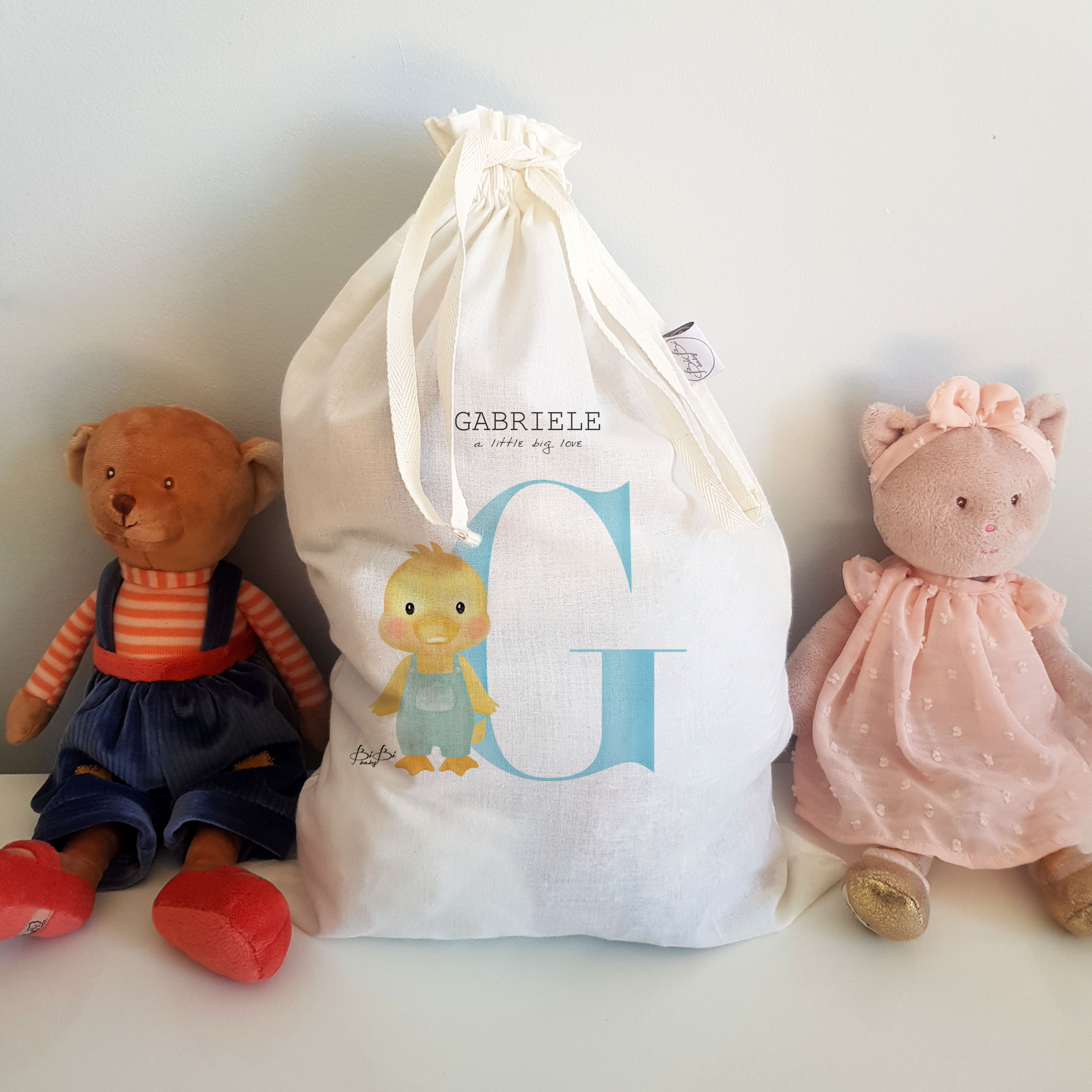 Sacchetto Cotone Soft Bibibaby Animaletto - immagine 3