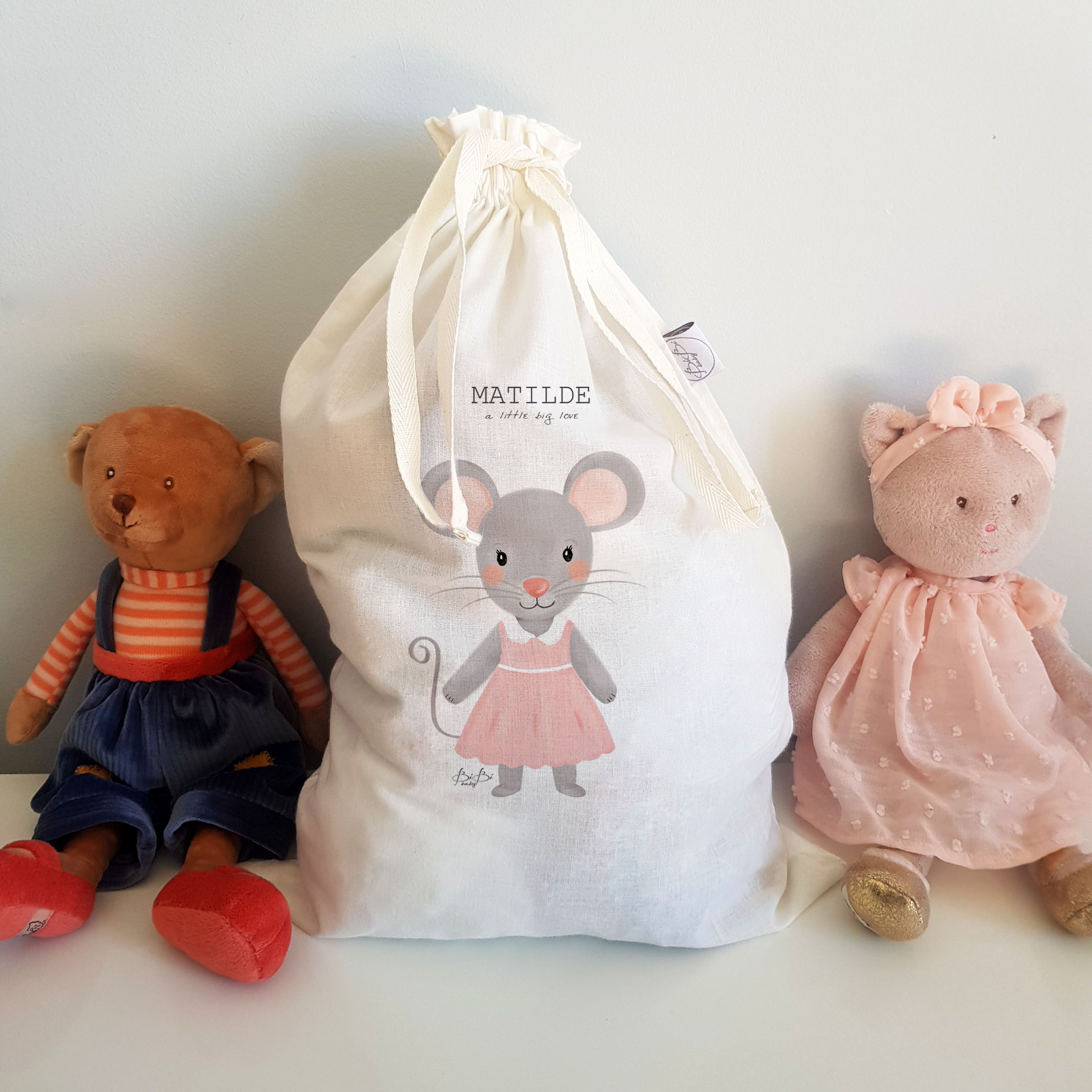 Sacchetto Cotone Soft Bibibaby Animaletto - immagine 5