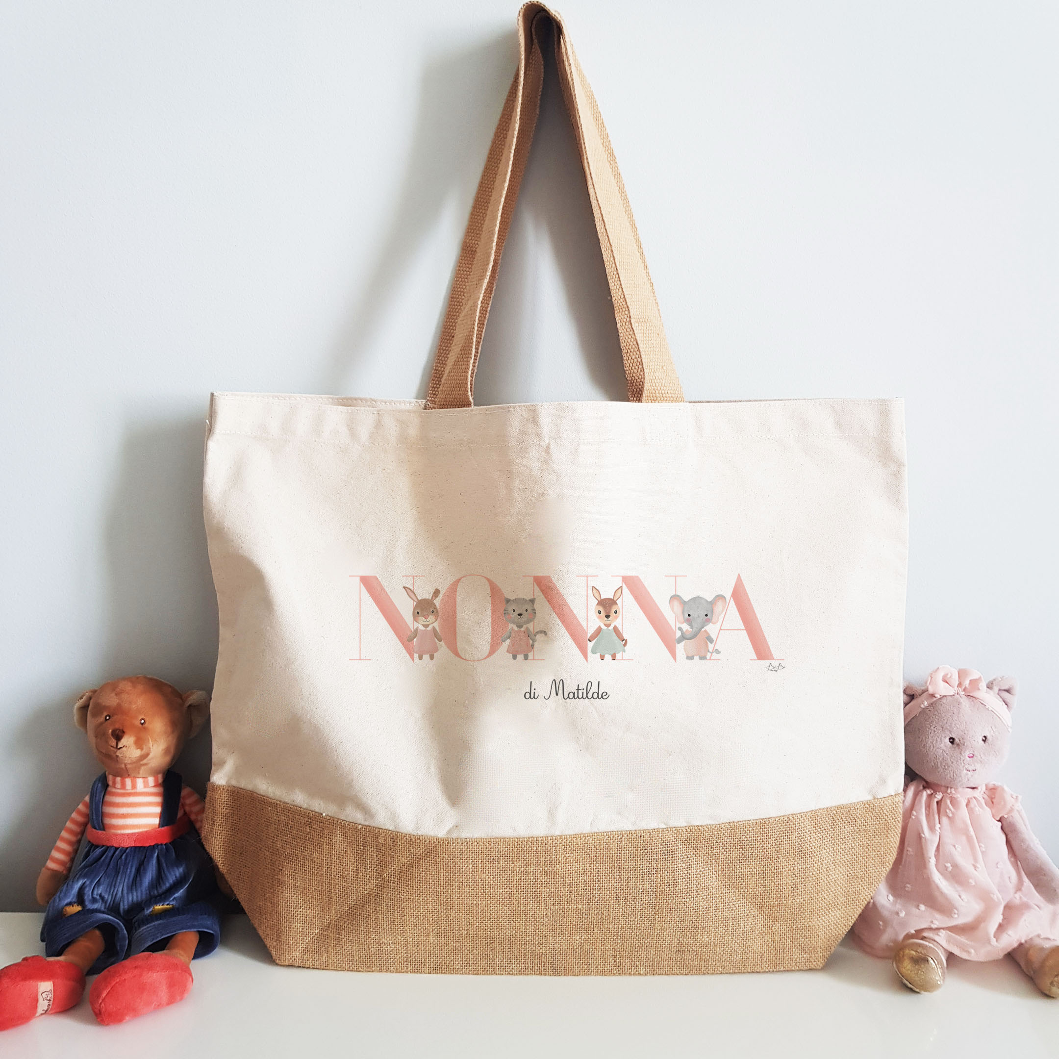 Borsa Mare Bibibaby Scritta - immagine 3