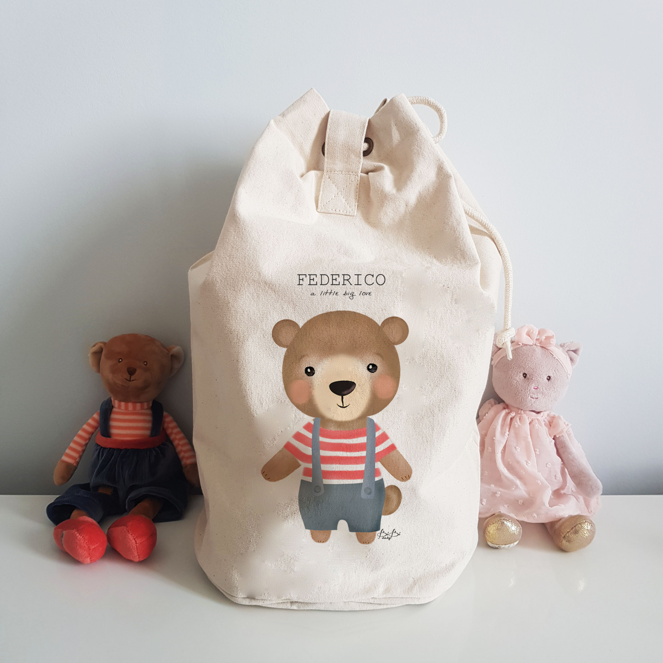 Sacca Bibibaby in cotone Canvas - immagine 7