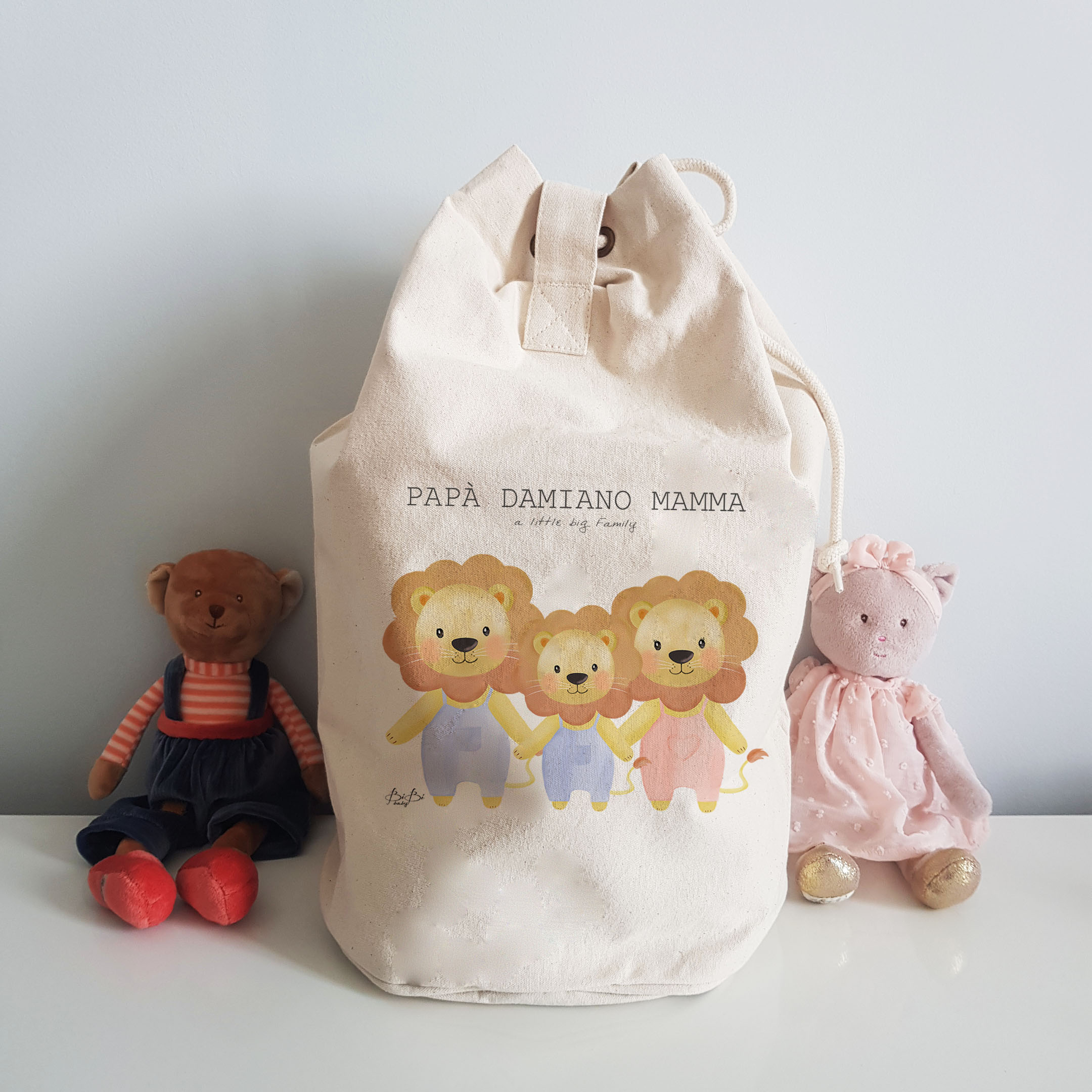 Sacca Bibibaby in cotone Canvas - immagine 6