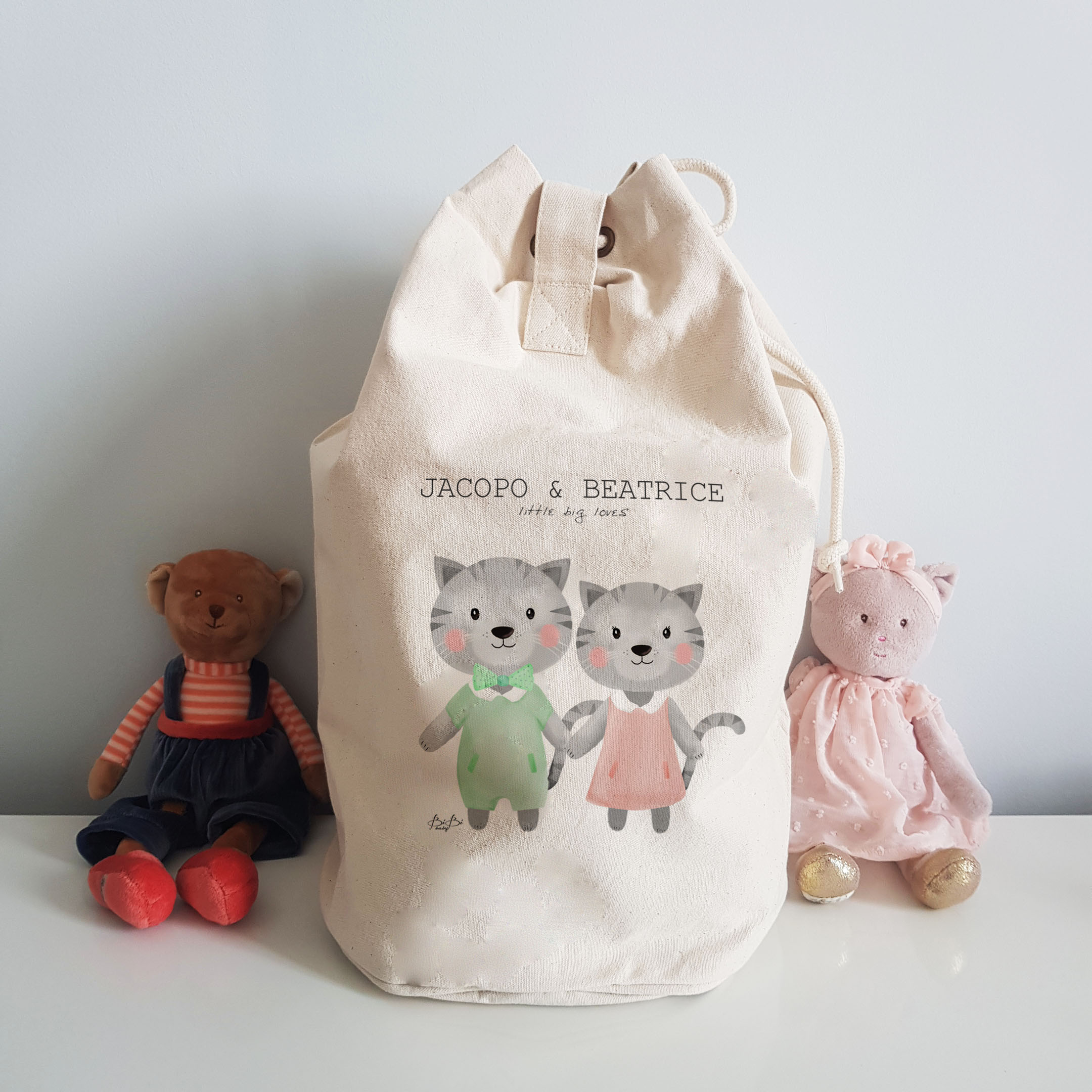 Sacca Bibibaby in cotone Canvas - immagine 5