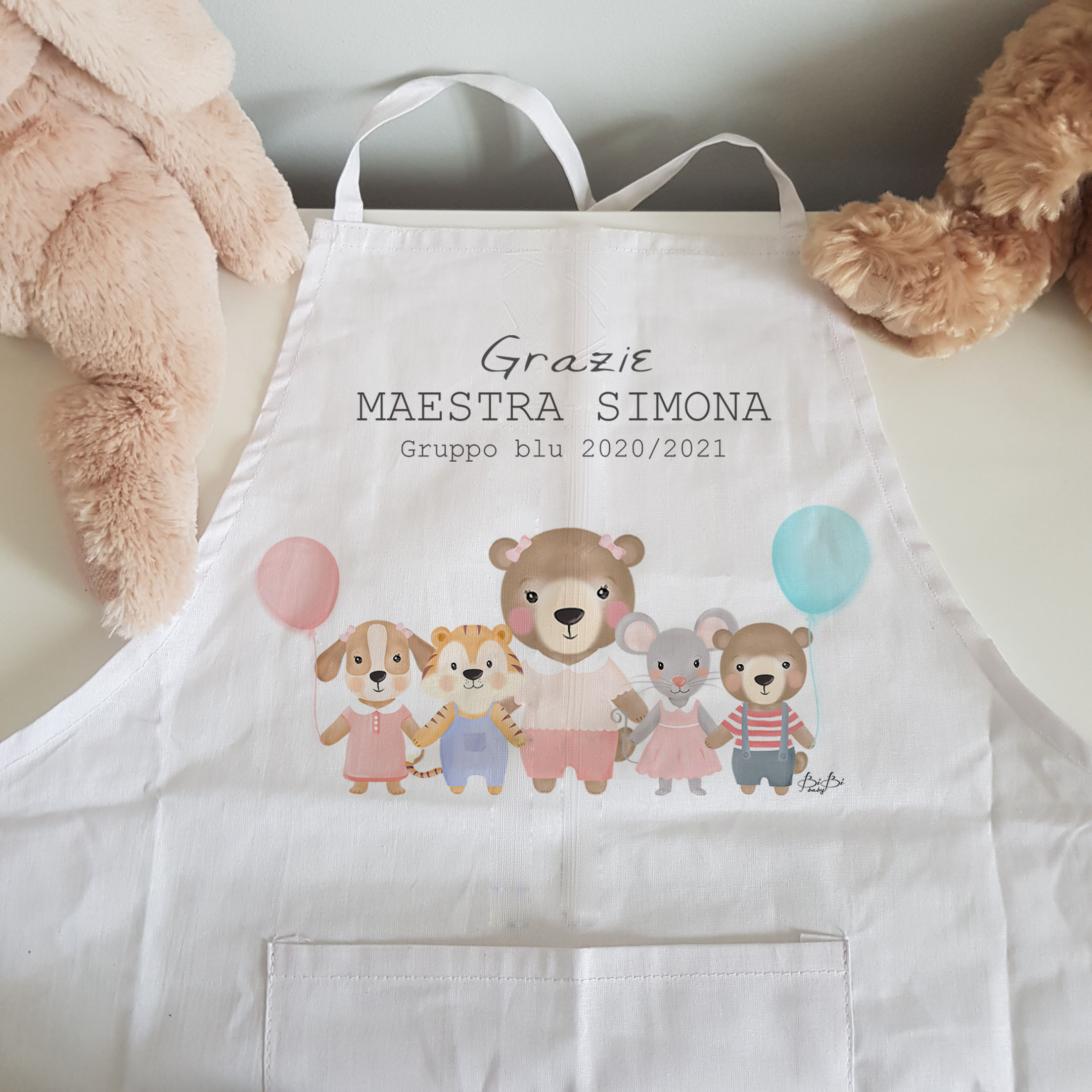 Grembiule Cuoco Grazie Maestra - immagine 2