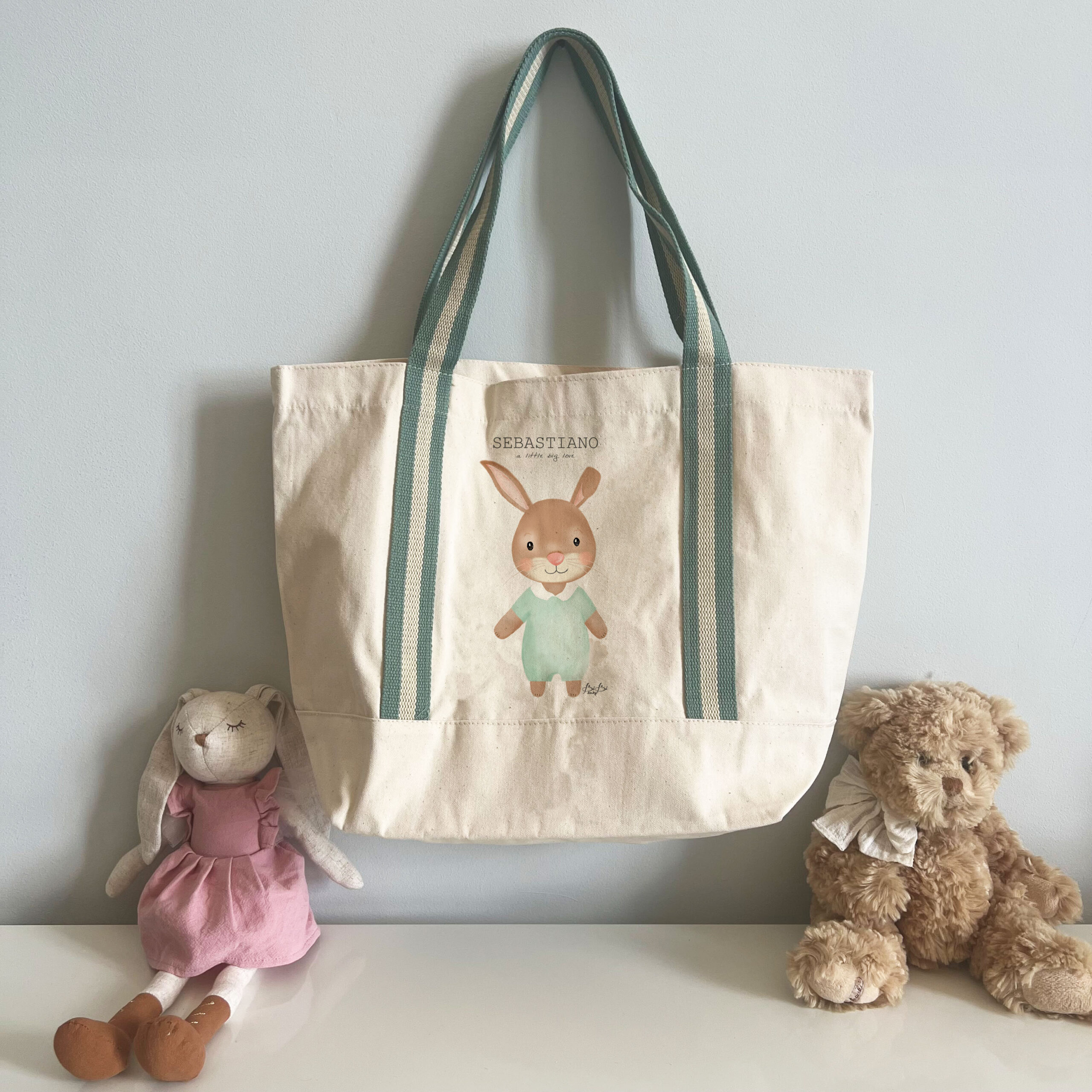 Borsa Manici Colorati Bibibaby - immagine 9