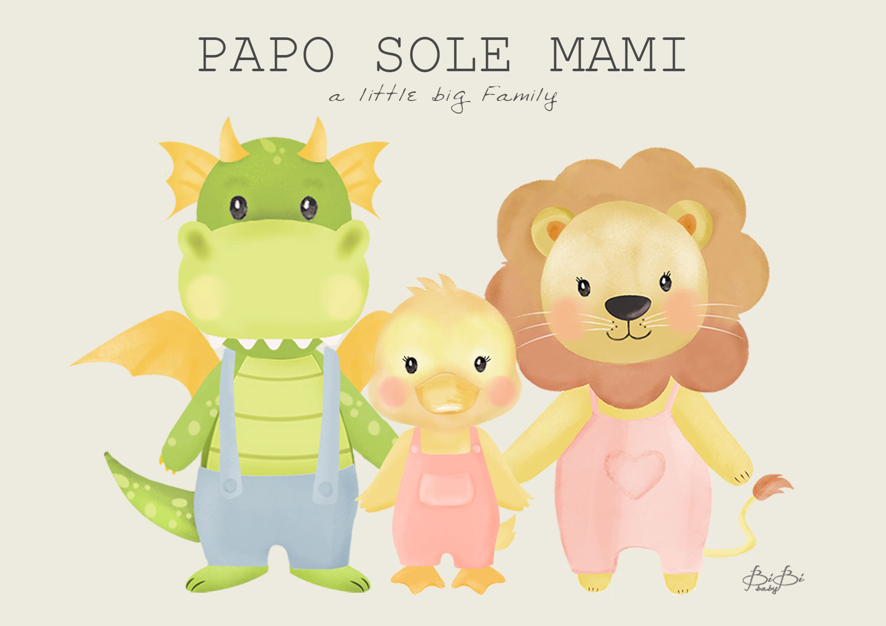 Tovaglietta Bibibaby Famiglia - immagine 8
