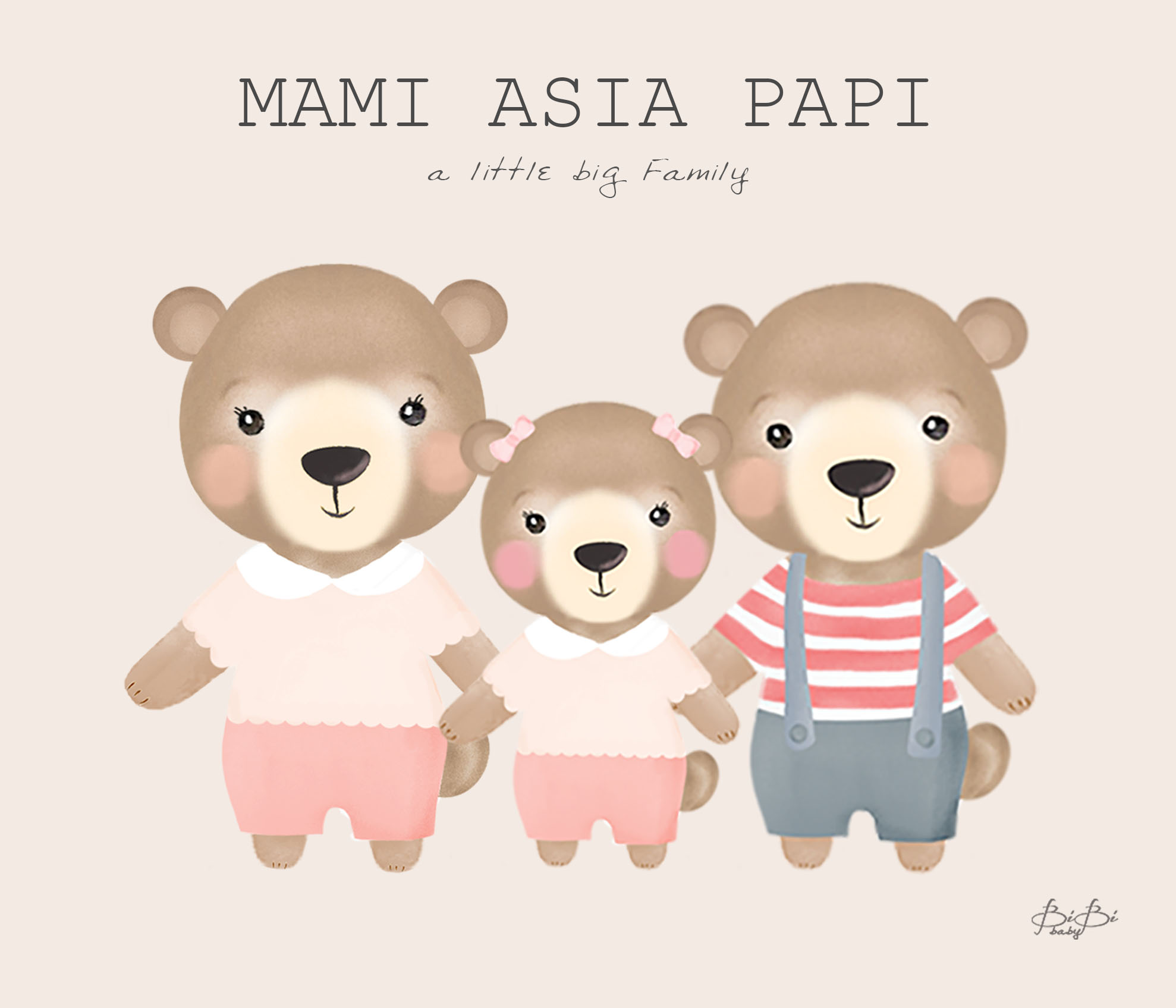 Tovaglietta Bibibaby Famiglia - immagine 6