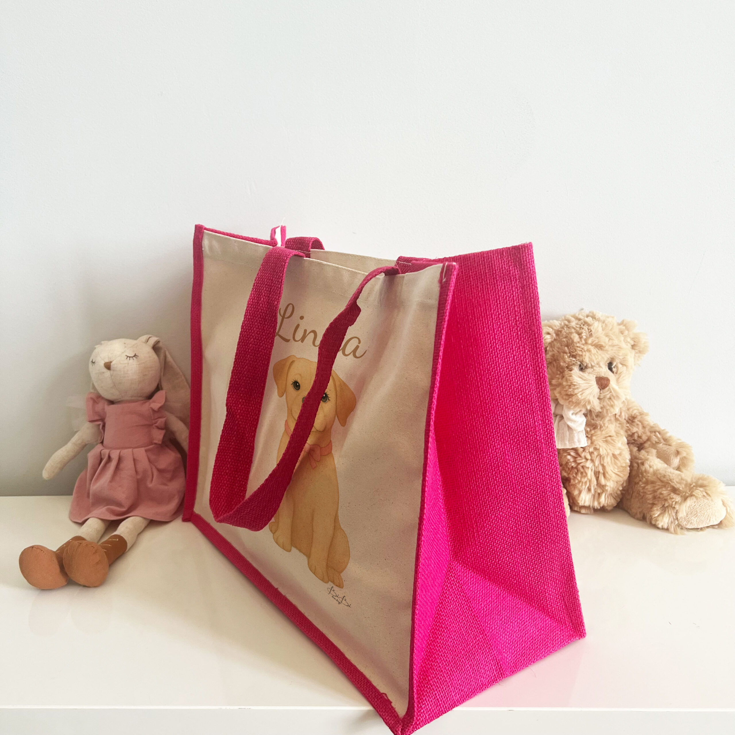 Borsa Shopper in Juta Bibilove - immagine 7