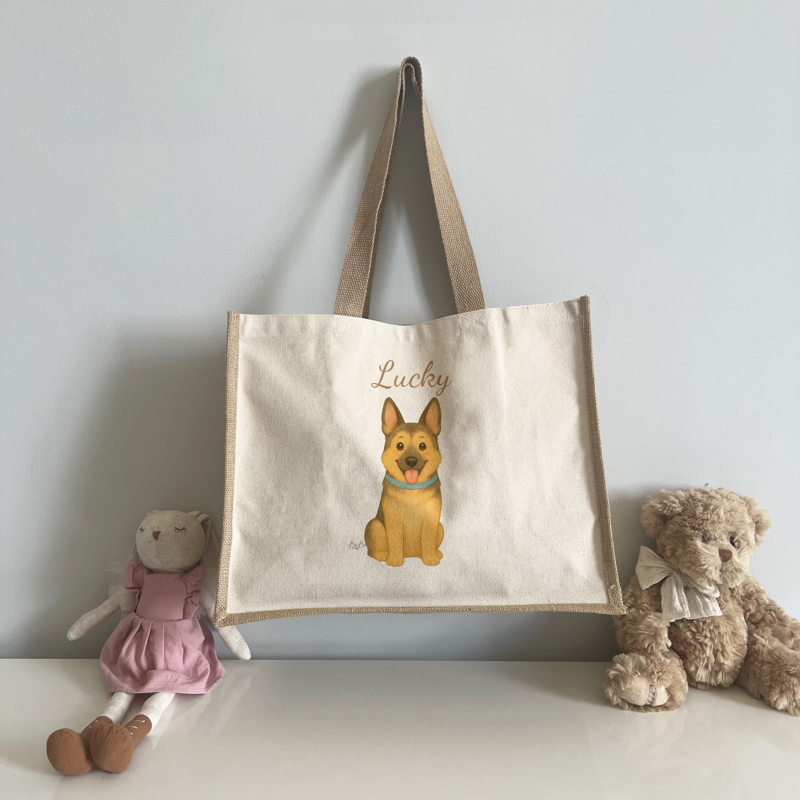 Borsa Shopper in Juta Bibilove - immagine 3