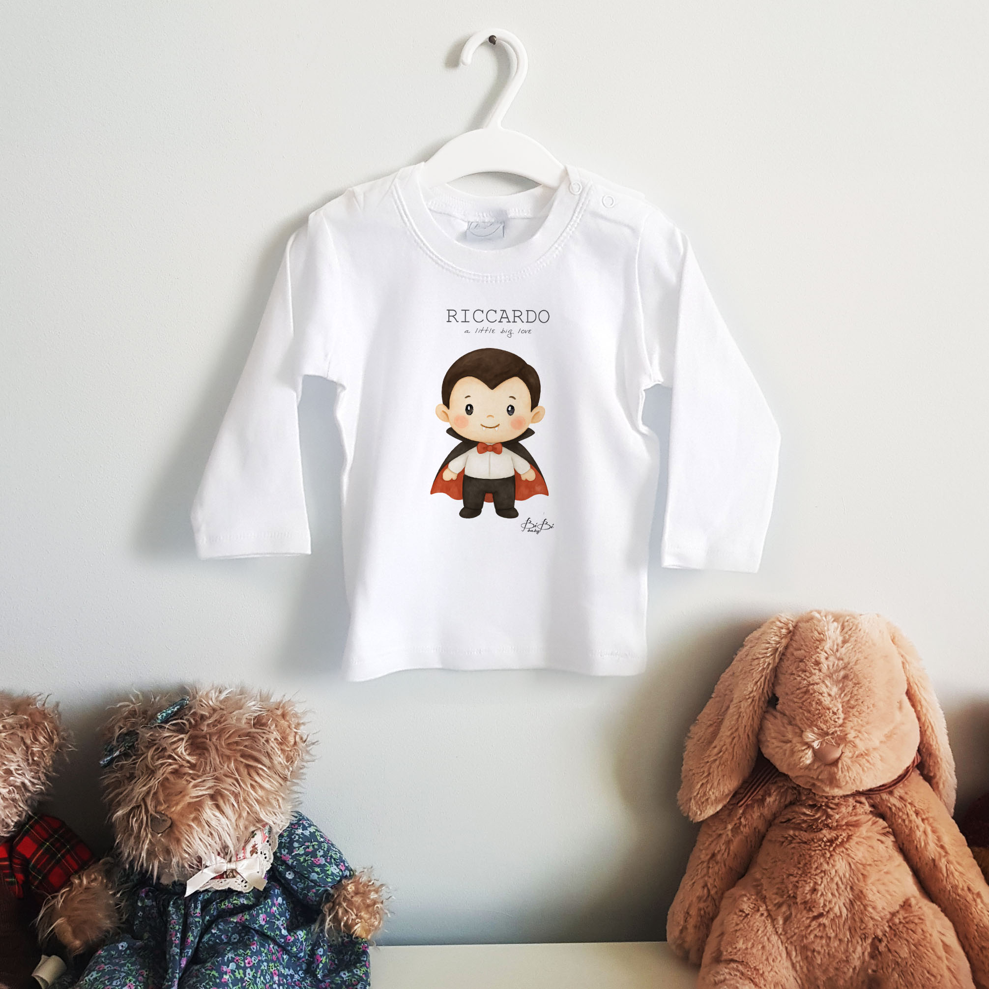 T-shirt Manica lunga Halloween Bibibaby - immagine 5