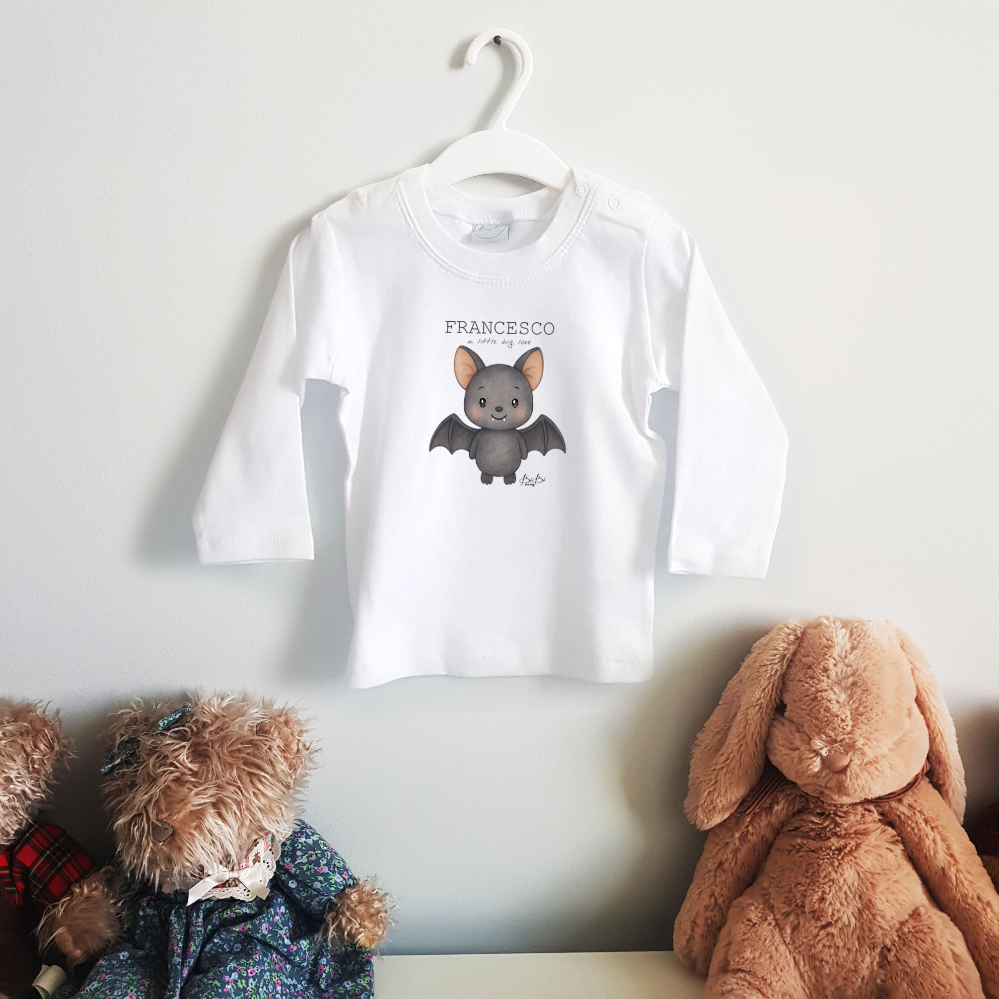 T-shirt Manica lunga Halloween Bibibaby - immagine 3