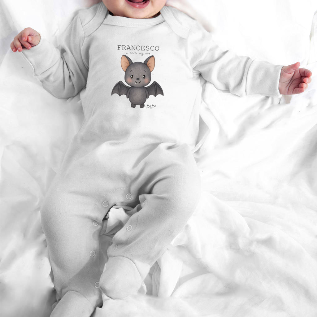 Tutina con piedini halloween-bibibaby - immagine 4