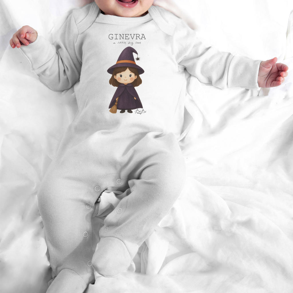 Tutina con piedini halloween-bibibaby - immagine 5