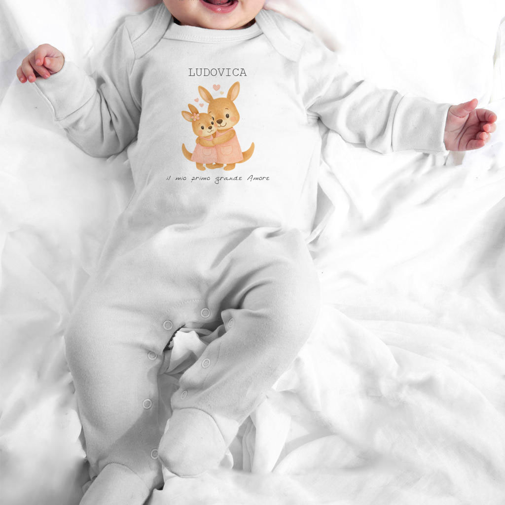 Tutina con piedini San Valentino Bibibaby - immagine 5